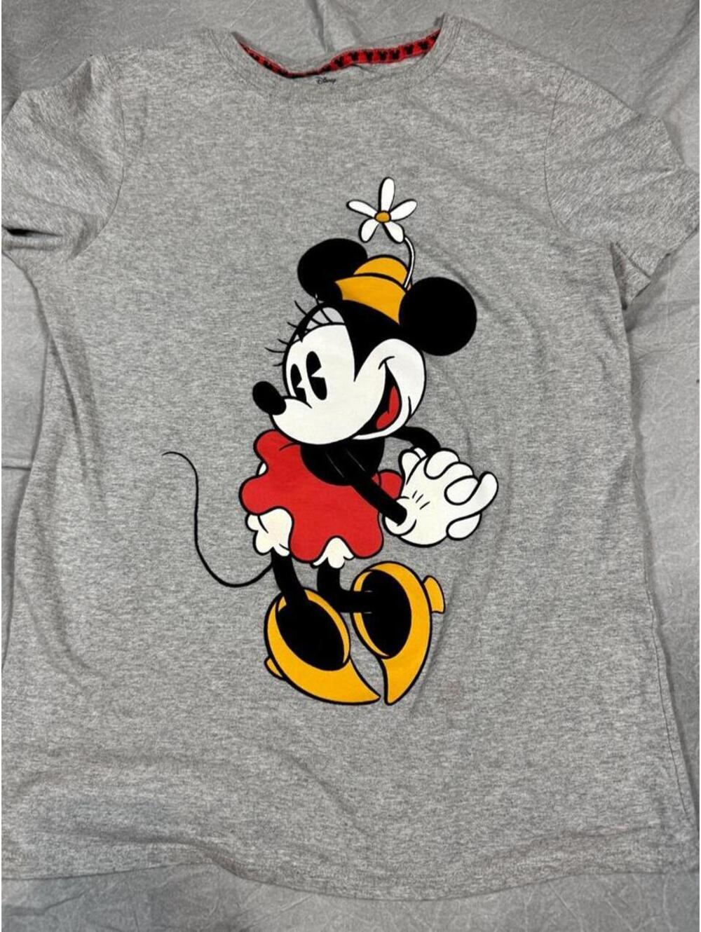 Disney Minnie Mouse Retro Graphic Tee Women’s XL Gray Vintage Styling